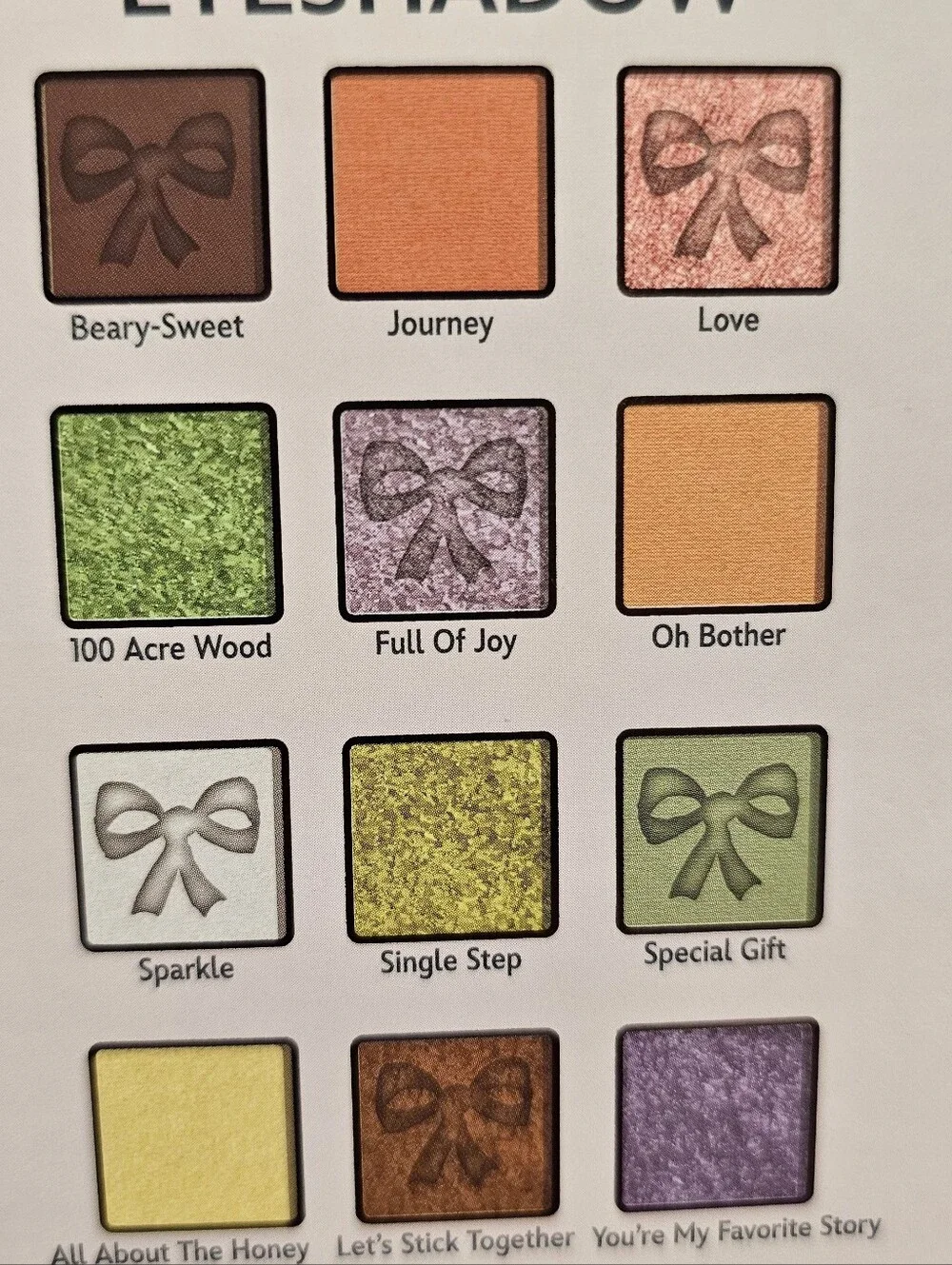 Disney Winnie the Pooh Eyeshadow Palette